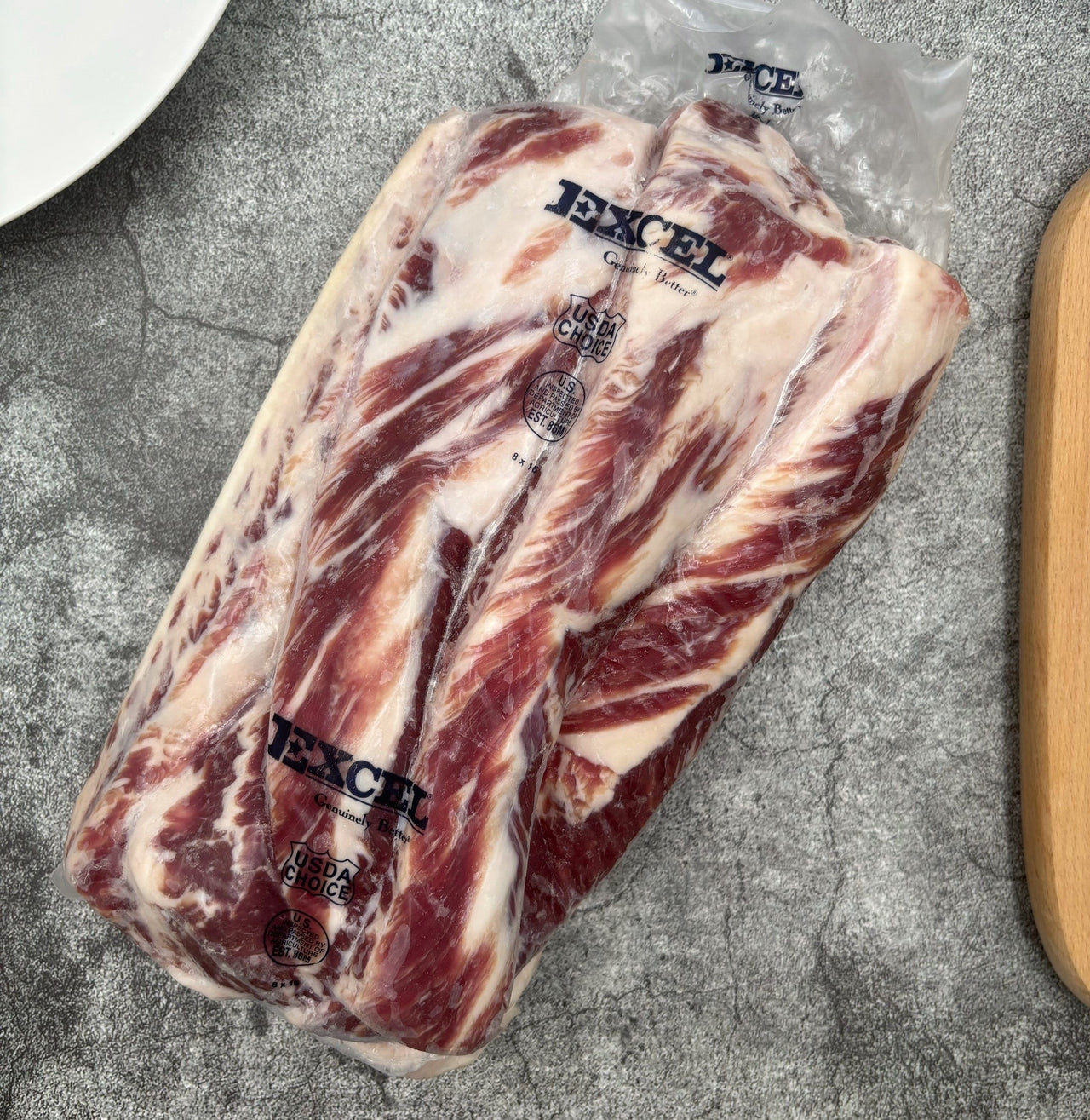 美國Choice牛肋條 1.4kg-1.6kg (急凍 -18°C)