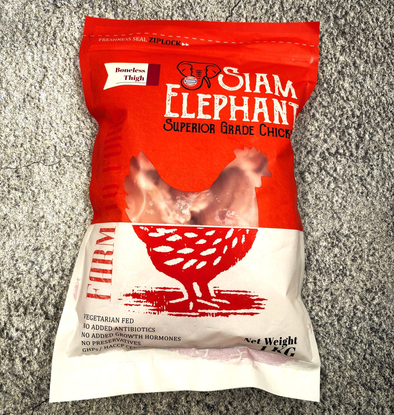 泰國無激素雞上髀扒 (約1kg) (急凍 -18°C)