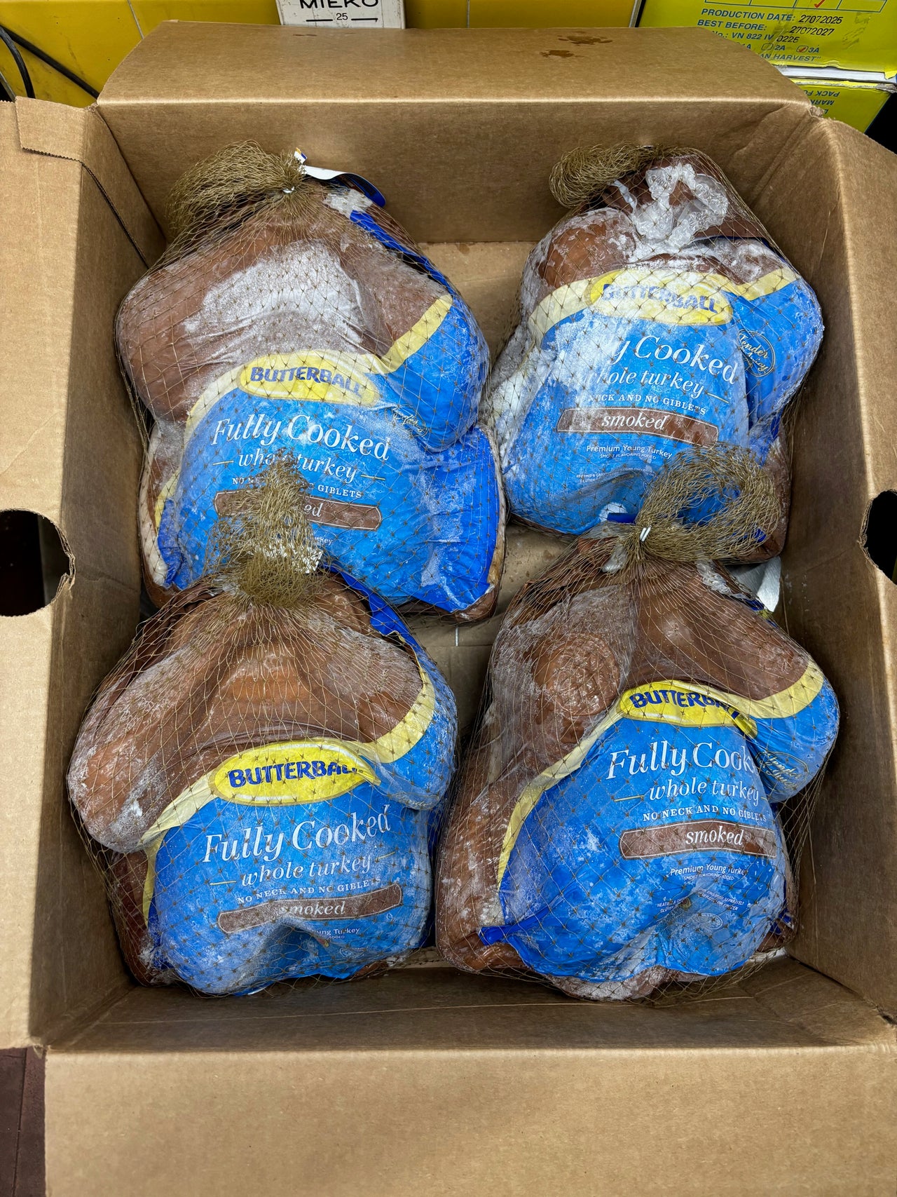 美國Butterball無激素原隻熟煙火雞12-14磅(約5.5-6.0kg ）(急凍-18°C)