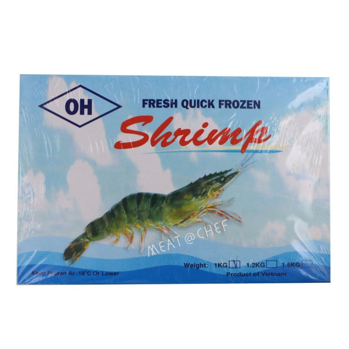 越南原隻虎蝦 (10-12隻裝) (1000g)